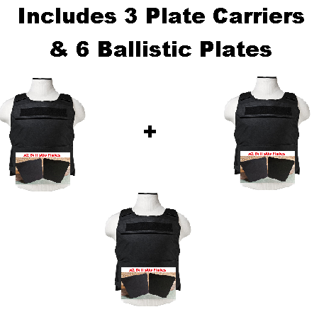 bullet proof vest and ballistic plates
